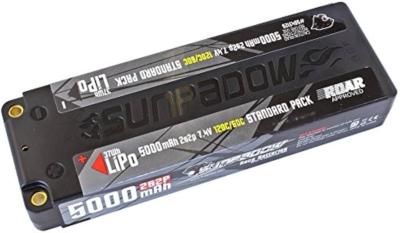 Lipo 2S 7.4V Stick 5000mAh 120C/60C 2S2P SUNPADOW