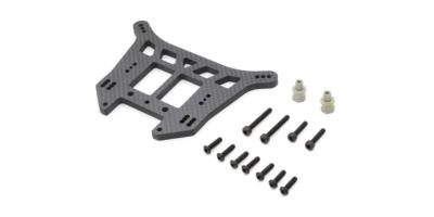 Support d'amortisseur carbone arrière + accessoires MP10T/Te KYOSHO