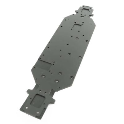 Châssis noir anodisé 4mm SCT410.2 TEKNO-RC