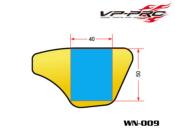 Aileron Buggy/Truggy 1/8e coloris JAUNE (non percé) VP-PRO