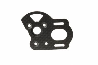 Plaque moteur carbone (+1.5mm) 4x2 PR RACING