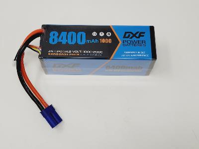 Lipo batterie 4S 14.8V 8400mAh 100C EC5 DXF-POWER