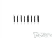 Vis titane 3x14mm têtes Low-profile (8) T-WORK'S