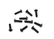 Vis têtes bombées M3x8mm noires (10) TEKNO-RC