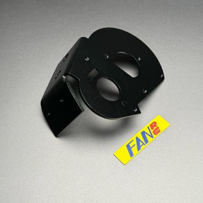 Plaque support moteur Alu. Noir FAN RC