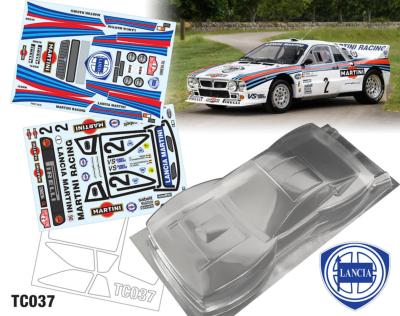 1/10 Lancia 037 Rally 190mm (non peinte) TEAM C