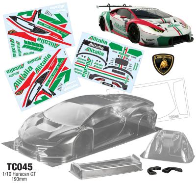 1/10 Carrosserie Huracan GT 190mm (non peinte) TEAM C