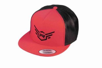 Casquette plate Flexfit Snapback "5th Collection" Noir/Rouge REDS