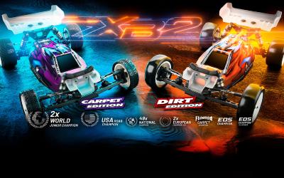 Spare parts and options 1/10th TT X-Ray XB2 Carpet & Dirt 2025