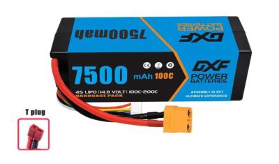 Lipo batterie 4S 14.8V 7500mAh 100C DEANS DXF-POWER