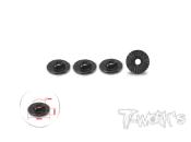 Ecrous de roues Noir M4 Large 14mm Type A (4pcs) TWORKS