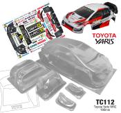 1/10 Toyota Yaris WRC 190mm (non peinte) TEAM C