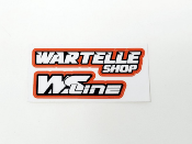 Stickers Wartelle-shop/WS-Line 80x40mm  (différentes couleurs) WS-LINE