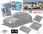 1/10 Peugeot 205 T16 190mm (non peinte) TEAM C