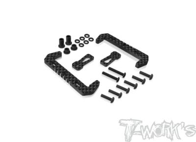 Set de fixation de batterie Carbon pour ASSO RC10 B7 T-WORKS