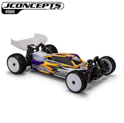 Carrosserie non-peintee F2 pour Schumacher CAT PB + aileron J-CONCEPTS