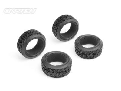 Pneus 1/10 TC Rally 26mm SEUL (4 pneus+inserts) CARTEN