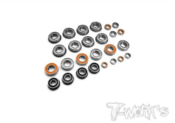 Kit Complet Roulements Etanches pour RC8 B4E (26pcs) T-WORK'S