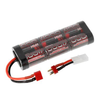 Accu NimH 4000 mAh prise Dean avec adaptateur Tamiya ROBITRONIC