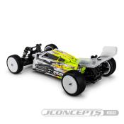 Carrosserie non-peinte S2 pour XRAY XB4 2024 + aileron J-CONCEPTS