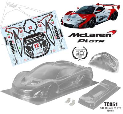 1/10 Mclaren P1 GTR 190mm (non peinte) TEAM C