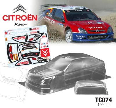 1/10 Citroen WRC 190mm (non peinte) TEAM C