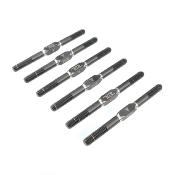 Revolution Design B7 Ultra Titanium Turnbuckle Set (black | 3.5x48mm | 6pcs) RUDDOG