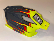 Carrosserie VISION BRUSHLESS pour SWORKZ S5-4 - Jaune/Gris BITTYDESIGN