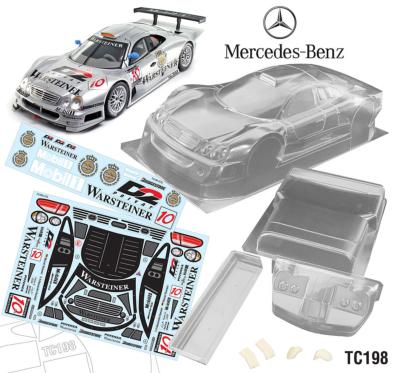 1/10 Benz CLK GTR 190mm (non peinte) TEAM C