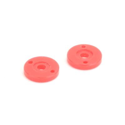 Pistons d'amortisseurs big-bore rouges 2 trous 1.70 (2) SCHUMACHER RACING