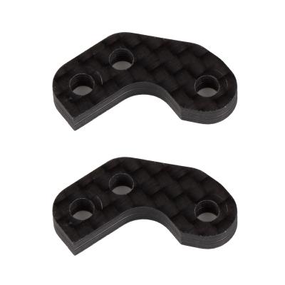 Caster Block Link Mount Set, -1mm, carbon fiber B7/B7D TEAM-ASSOCIATED