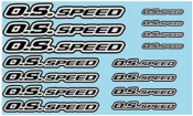 Stickers Speed Pro 2023 noir et blanc O.S