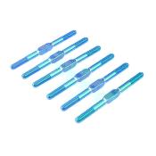 Revolution Design B7 Ultra Titanium Turnbuckle Set (blue | 3.5x48mm | 6pcs) RUDDOG