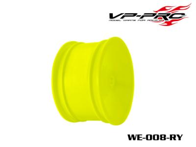 Lot de 2 paires de jantes arrières 4x2/4x4 jaunes (hex. 12mm) VP-PRO